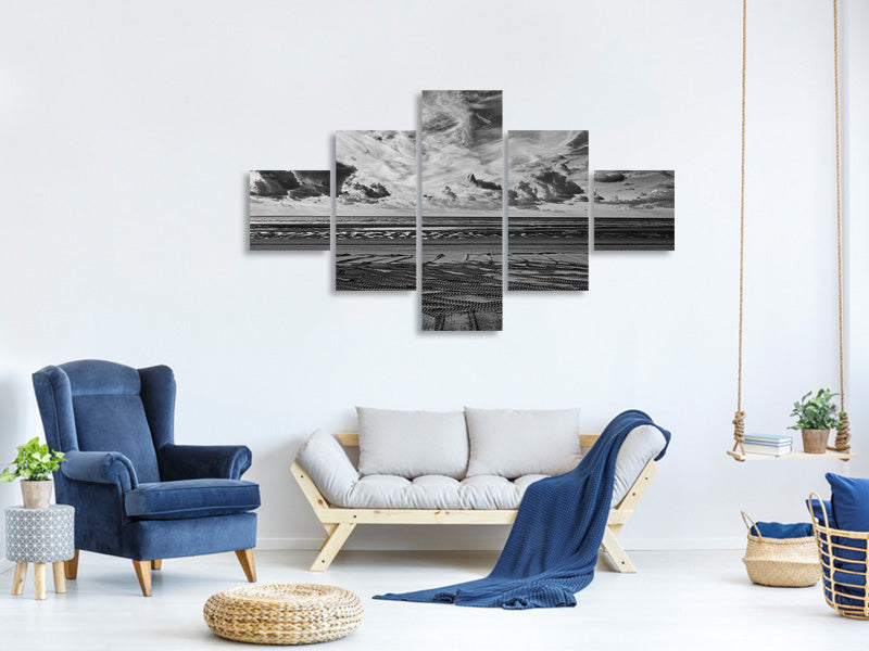 5-piece-canvas-print-beach-art-a