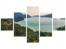 5-piece-canvas-print-best-view-of-the-mountain-lake