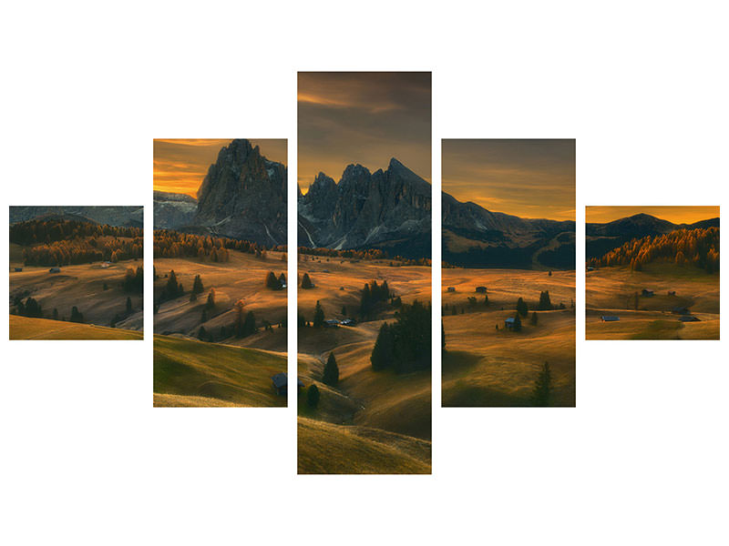 5-piece-canvas-print-calm