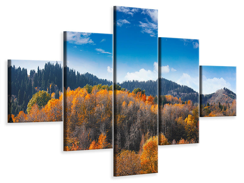 5-piece-canvas-print-clouds-gather