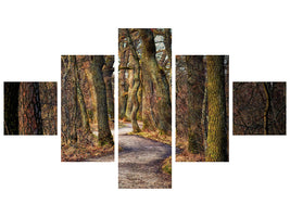 5-piece-canvas-print-enchanted-forest