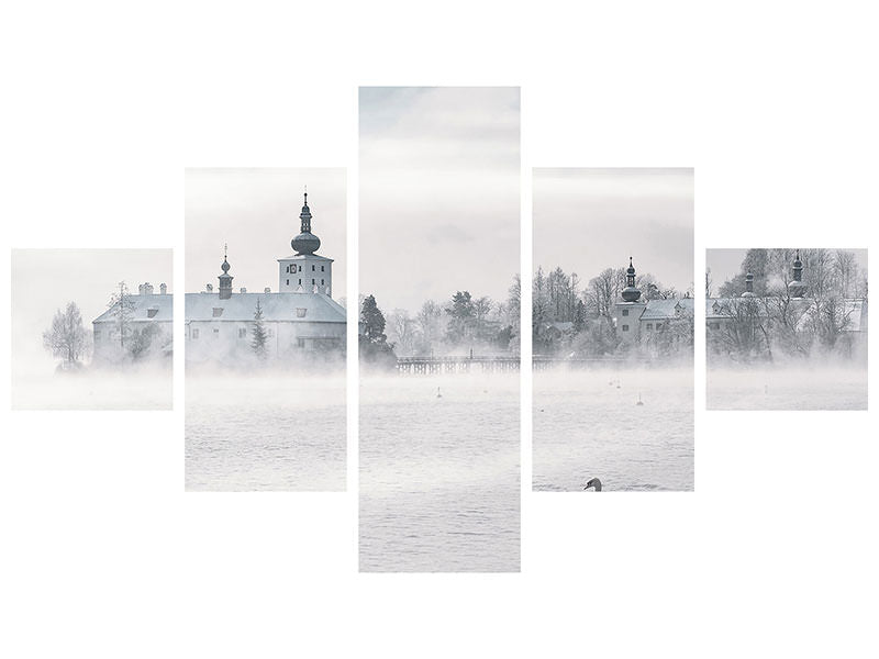 5-piece-canvas-print-gmunden-castle-place