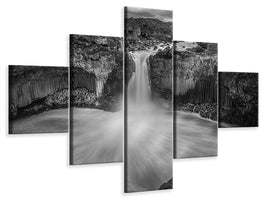 5-piece-canvas-print-icelandic-shadow-play
