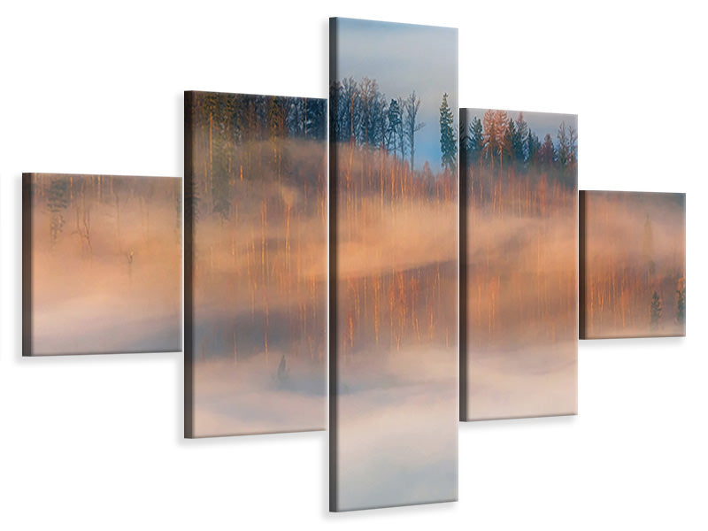 5-piece-canvas-print-in-the-morning-mists