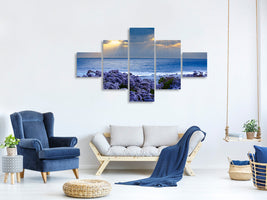 5-piece-canvas-print-lavender-and-sea