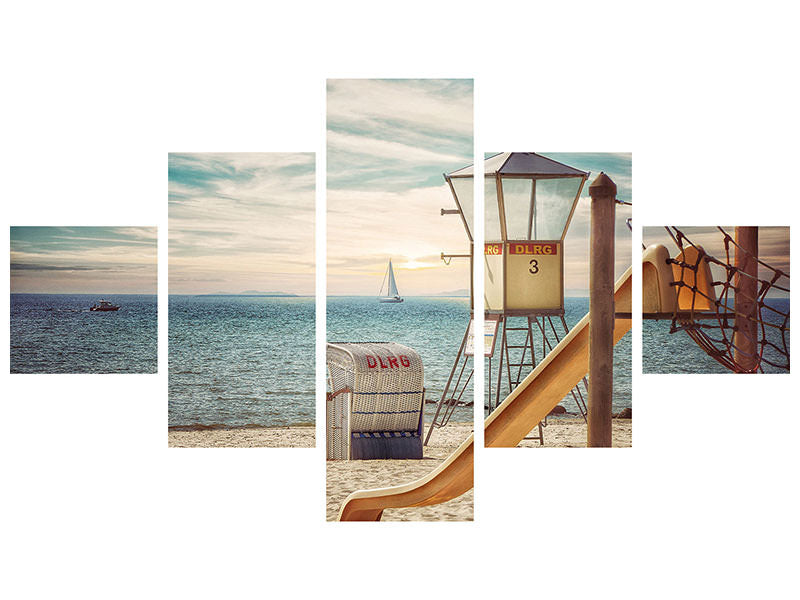 5-piece-canvas-print-lifeguard