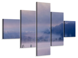 5-piece-canvas-print-misty-lake-iv