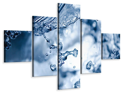 5-piece-canvas-print-moving-water