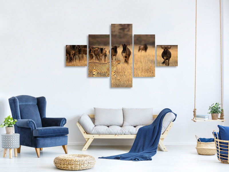 5-piece-canvas-print-on-the-hunt