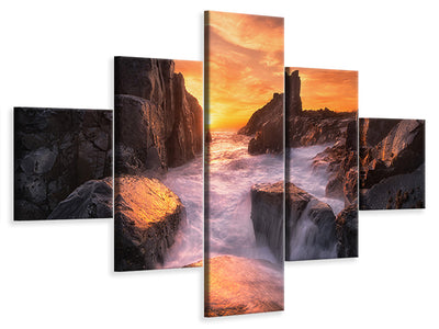 5-piece-canvas-print-the-edge-of-the-world