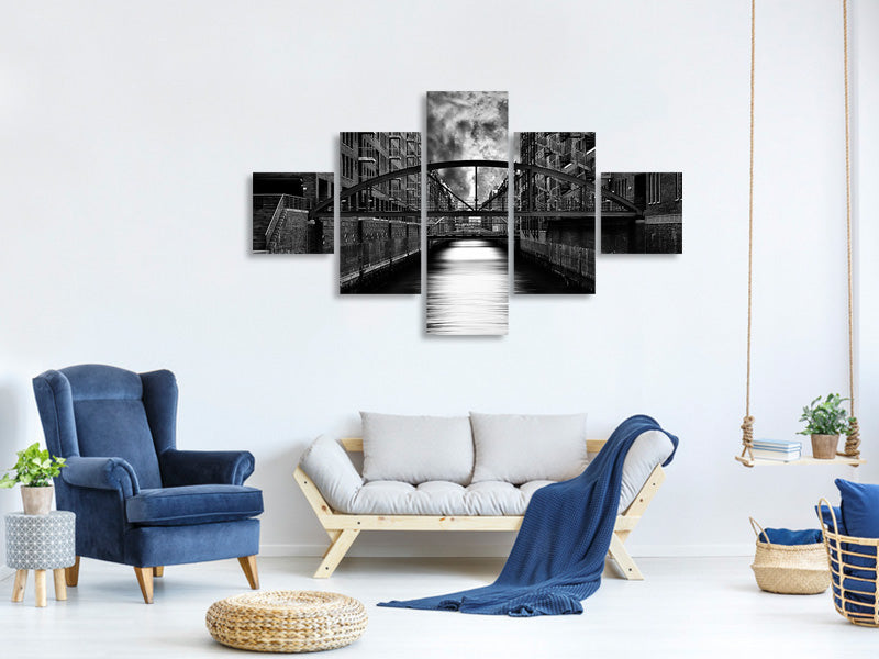 5-piece-canvas-print-the-other-side-of-hamburg