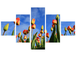 5-piece-canvas-print-tulips-tower-to-the-sky