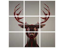 9-piece-canvas-print-antlers