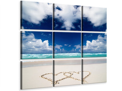 9-piece-canvas-print-beach-love-s