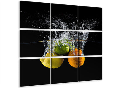 9-piece-canvas-print-citrus-splash