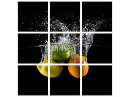 9-piece-canvas-print-citrus-splash