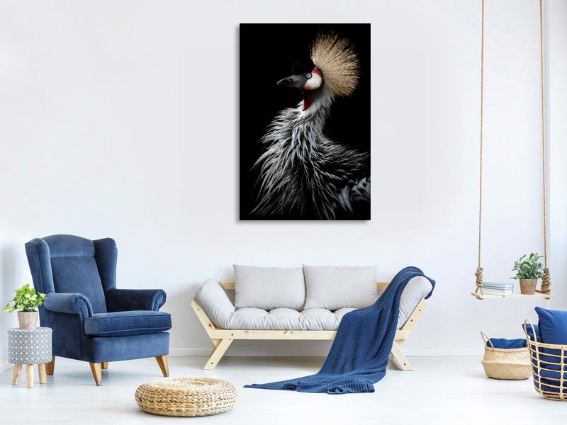 canvas-print-crowned-cranes-portrait-x