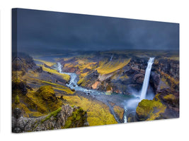 canvas-print-iceland-waterfall-x