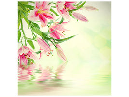 canvas-print-lilies-on-water