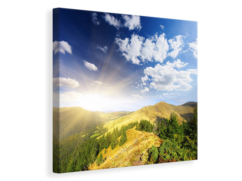 canvas-print-sunrise-in-the-mountains