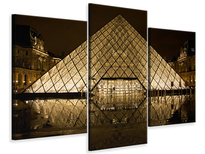 modern-3-piece-canvas-print-at-night-at-the-louvre