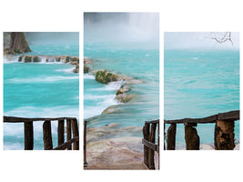 modern-3-piece-canvas-print-house-at-waterfall