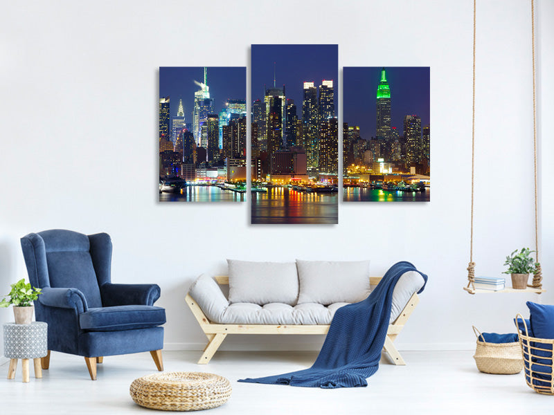 modern-3-piece-canvas-print-skyline-new-york-midtown-at-night