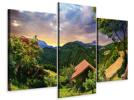 modern-3-piece-canvas-print-swiss-mountains-in-summer