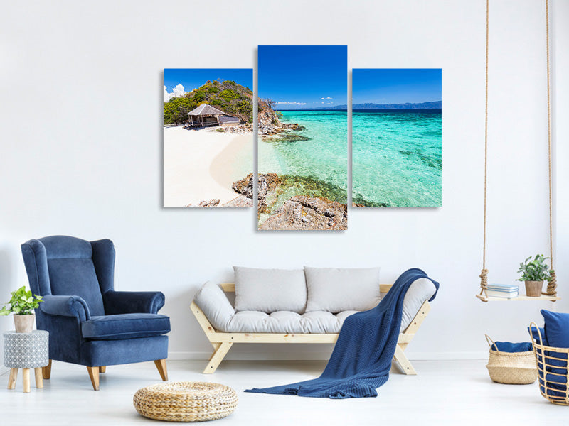 modern-3-piece-canvas-print-the-house-on-the-beach