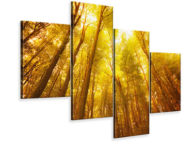 modern-4-piece-canvas-print-autumn-forest