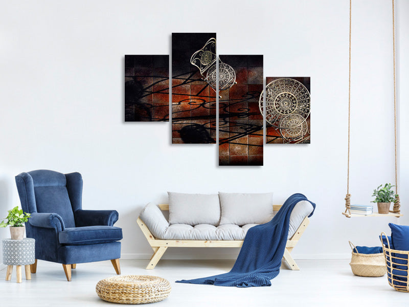 modern-4-piece-canvas-print-bitter-sweet-simphony