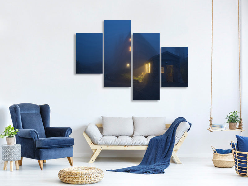 modern-4-piece-canvas-print-blue-hour-mood