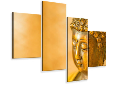 modern-4-piece-canvas-print-buddha-head