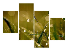 modern-4-piece-canvas-print-dew-in-the-morning