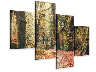 modern-4-piece-canvas-print-fairies-forest