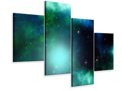 modern-4-piece-canvas-print-fantastic-galaxy