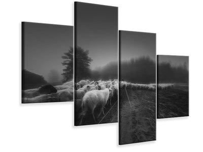 modern-4-piece-canvas-print-foggy-memory-of-the-past-ii