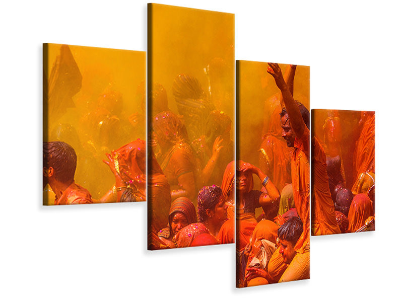 modern-4-piece-canvas-print-holi-festival