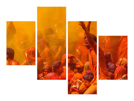 modern-4-piece-canvas-print-holi-festival