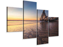 modern-4-piece-canvas-print-portugal-praia-da-ursa