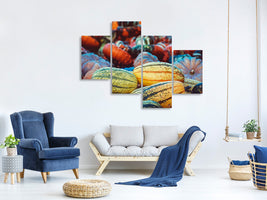 modern-4-piece-canvas-print-pumpkin-types