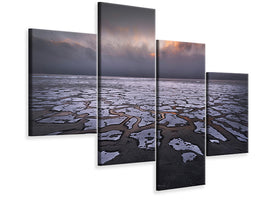 modern-4-piece-canvas-print-sunset-a