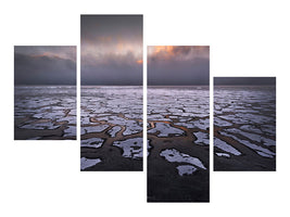 modern-4-piece-canvas-print-sunset-a