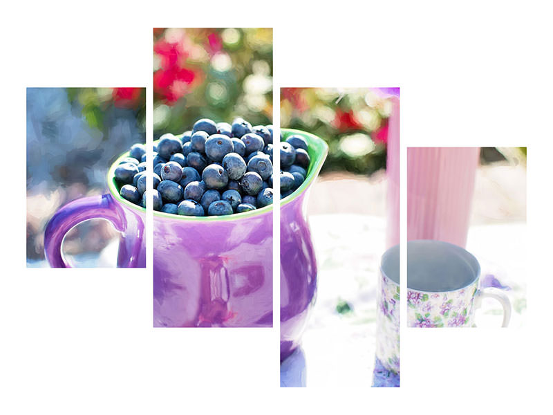 modern-4-piece-canvas-print-sweet-blueberries