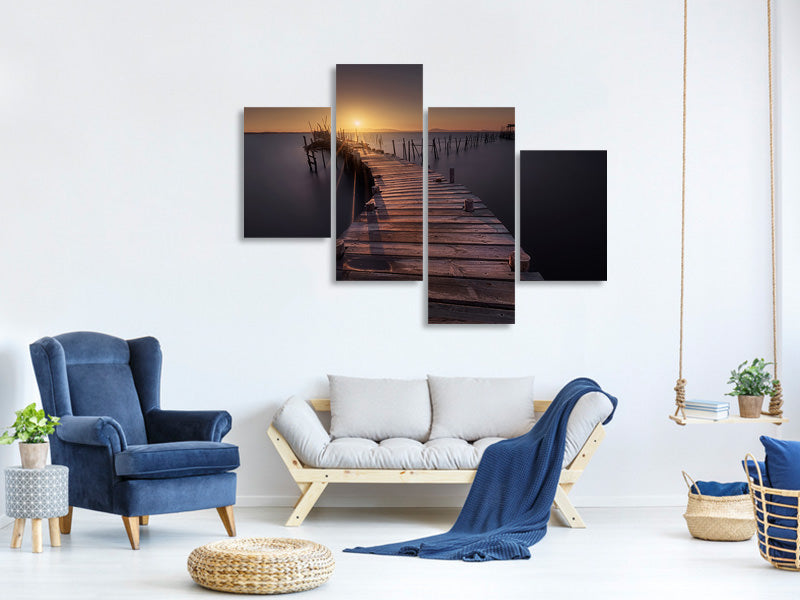 modern-4-piece-canvas-print-the-dock