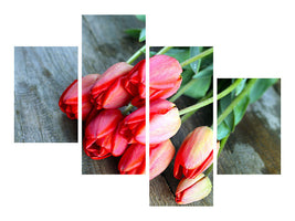 modern-4-piece-canvas-print-the-red-tulip-bouquet