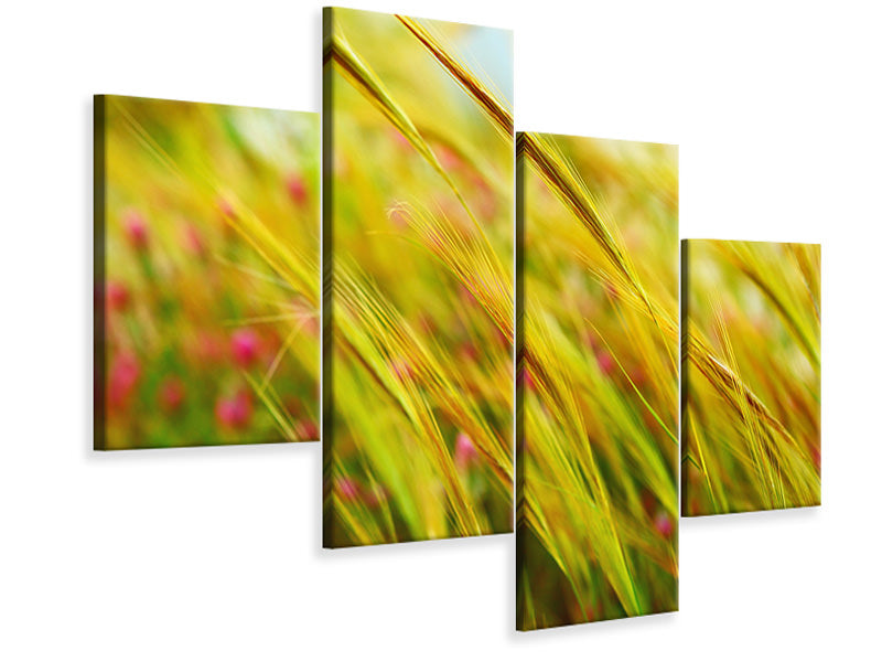 modern-4-piece-canvas-print-the-wheat-field