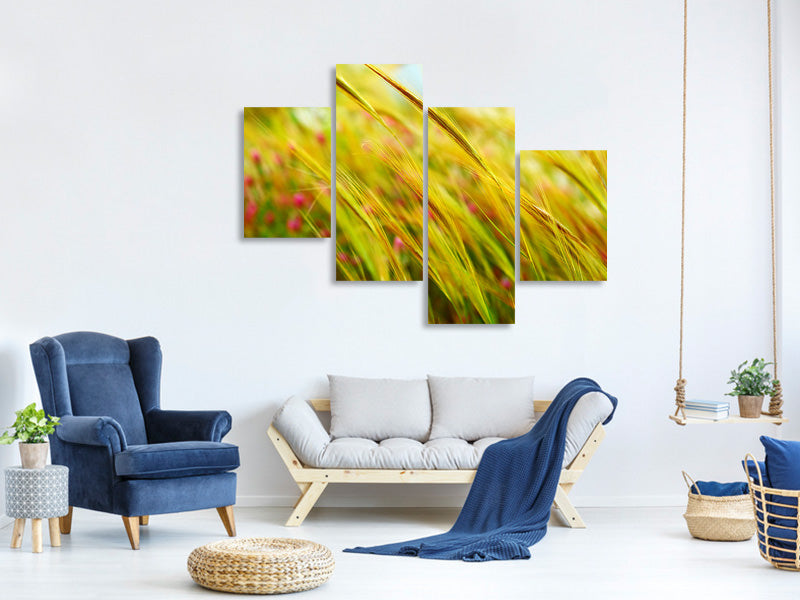 modern-4-piece-canvas-print-the-wheat-field
