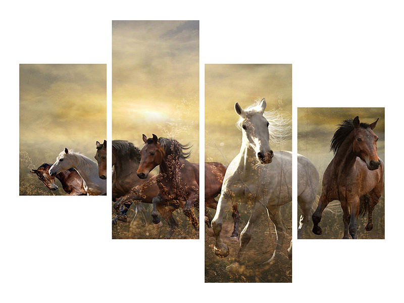 modern-4-piece-canvas-print-wild-wild-horses