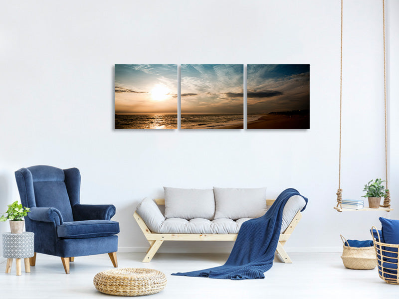panoramic-3-piece-canvas-print-beach-walk-d